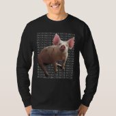 BACON BACON BACON  Cute and  Pig Bacon T-shirt (Voorkant)