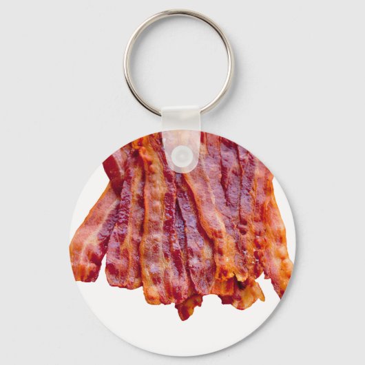 Bacon Bacon Bacon Sleutelhanger (Voorkant)