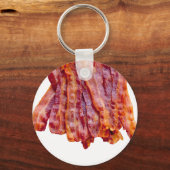 Bacon Bacon Bacon Sleutelhanger (Voorkant)