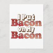 Bacon Bacon Briefkaart (Voorkant)
