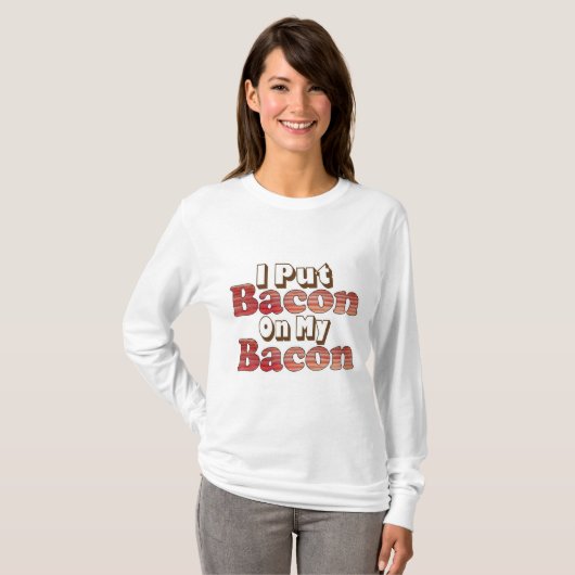 Bacon Bacon T-shirt (Voorkant volledig)