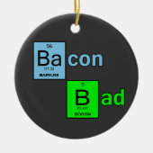 Bacon Bad Keramisch Ornament (Voorkant)