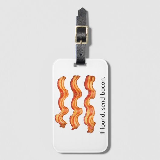 Bacon Bagagelabel (Voorkant (verticaal))