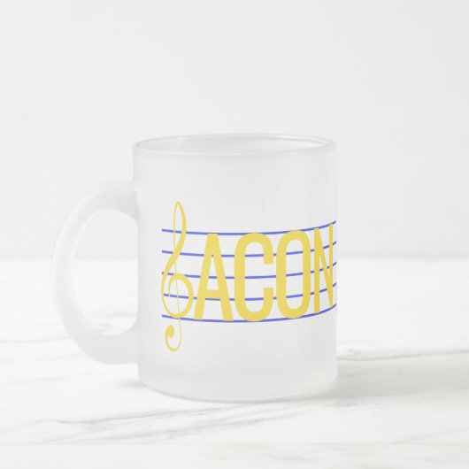 Bacon Band Alumni Frosted Mok (Links)