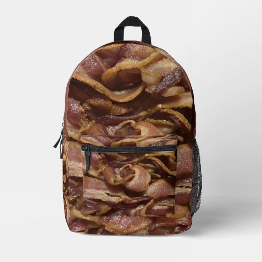 Bacon Bedrukte Rugzak (Voorkant)