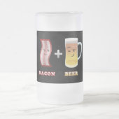 Bacon + beer zijn iets matglas bierpul (Center)