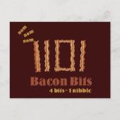 Bacon Bits Briefkaart (Voorkant)