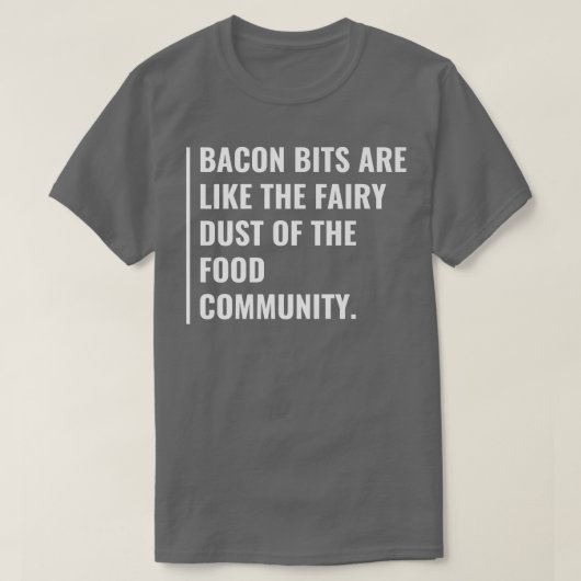 Bacon Bits is de fairy Dust T-shirt (Design voorkant)
