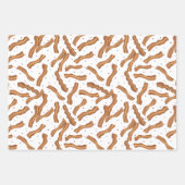 Bacon & Bits pattern Inpakpapier Vel (Voorkant)
