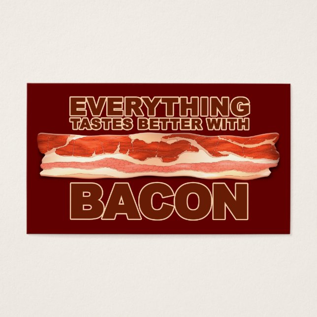 Bacon Bizz Visitekaartje (Voorkant)