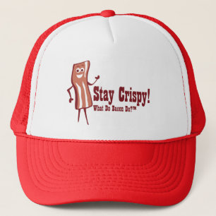 Bacon Blijf Crispy Trucker Hat Trucker Pet