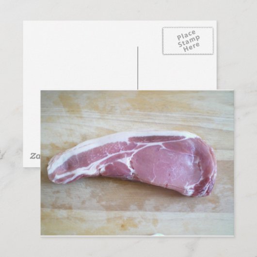 Bacon Briefkaart (Voorkant / Achterkant)