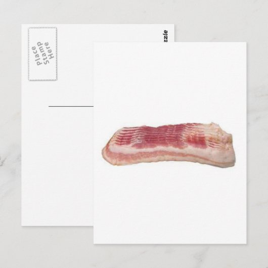 bacon briefkaart (Voorkant / Achterkant)