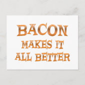 Bacon Briefkaart (Voorkant)