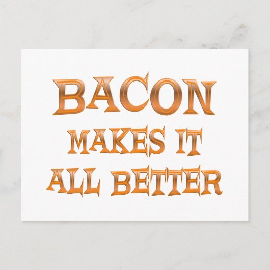 Bacon Briefkaart (Voorkant)