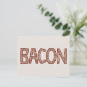 Bacon-Briefkaart Briefkaart (Staand voorkant)