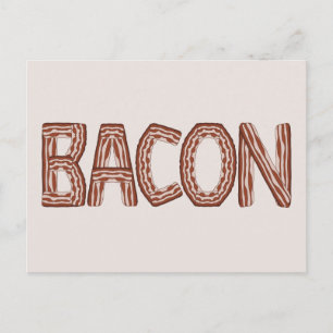 Bacon-Briefkaart Briefkaart