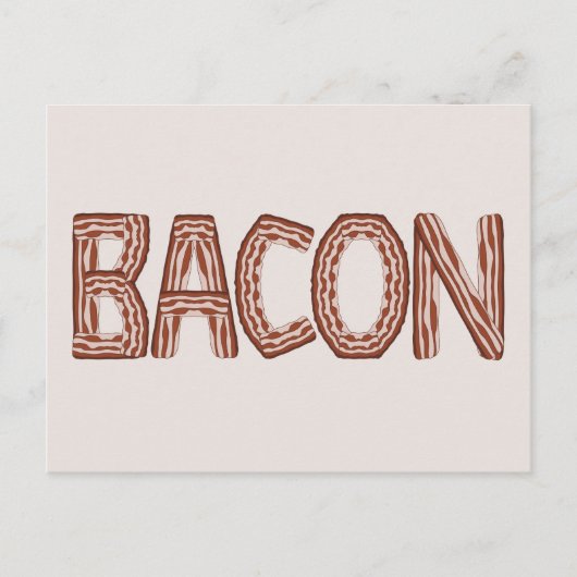 Bacon-Briefkaart Briefkaart (Voorkant)