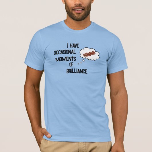Bacon Briljantie Heren T-shirt (Voorkant)
