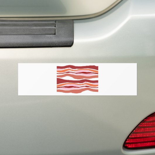 Bacon Bumpersticker (Op auto)