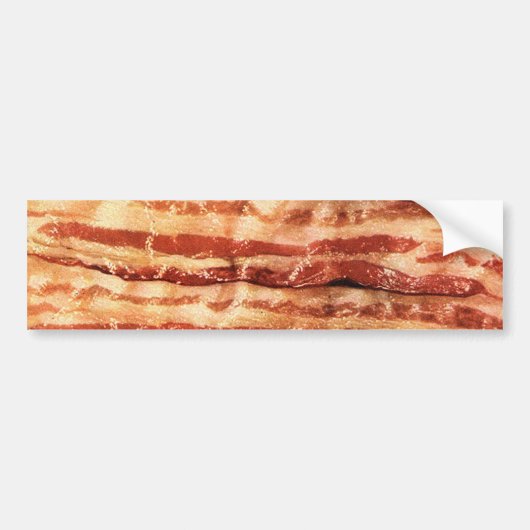 BACON BUMPERSTICKER! BUMPERSTICKER (Voorkant)