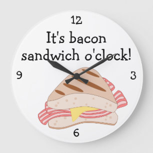 Bacon Butty O'Clock leuke food Grote Klok