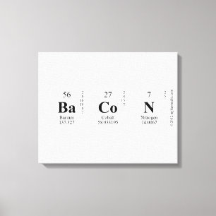 BaCoN Canvas Afdruk