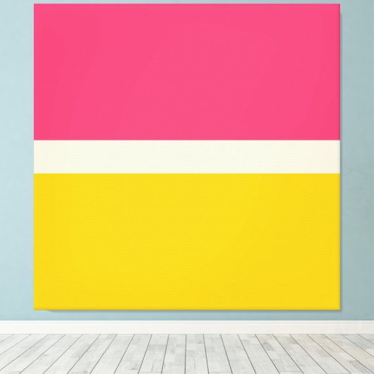 Bacon Cheese & Fries Canvas Afdruk (Insitu (Houten vloer))