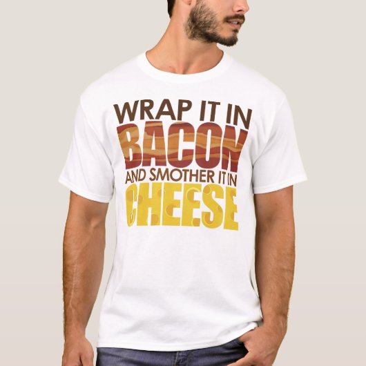 Bacon & Cheese, GELIEVE! T-shirt (Voorkant)