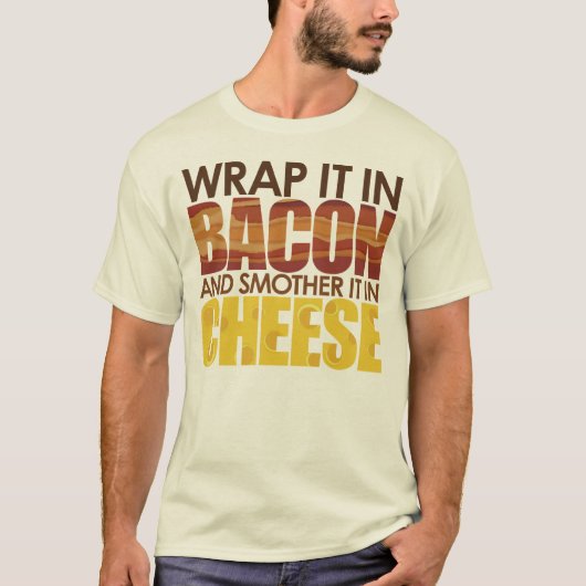 Bacon & Cheese, GELIEVE! T-shirt (Voorkant)