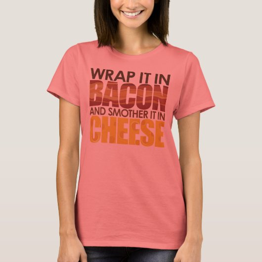Bacon & Cheese, GELIEVE! T-shirt (Voorkant)