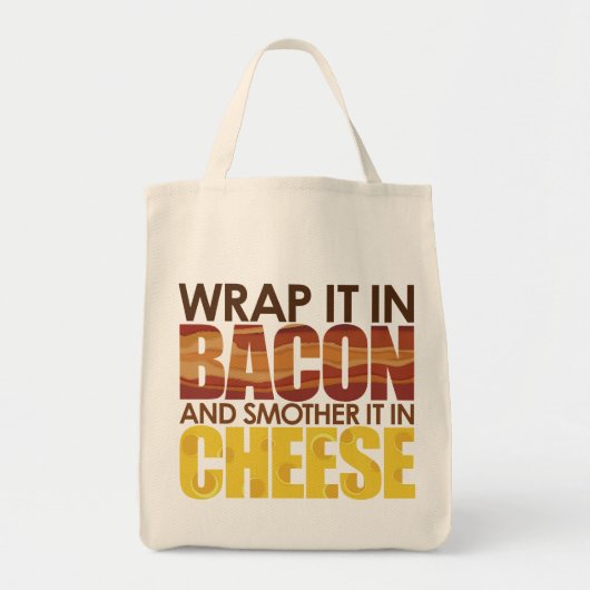 Bacon & Cheese, GELIEVE! Tote Bag (Voorkant)