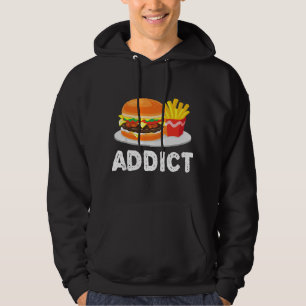 Bacon Cheeseburger Hamburger en Frites Addi Hoodie
