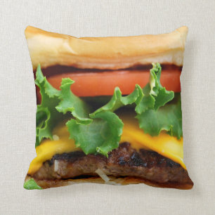 Bacon Cheeseburger Kussen