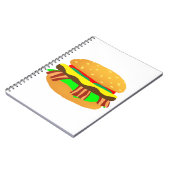 Bacon Cheeseburger Notitieboek (Linkerzijde)