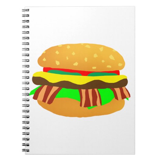 Bacon Cheeseburger Notitieboek (Voorkant)