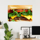 Bacon Cheeseburger Poster (Thuiskantoor)