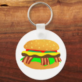 Bacon Cheeseburger Sleutelhanger (Voorkant)