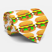 Bacon Cheeseburger Stropdas (Opgerold)