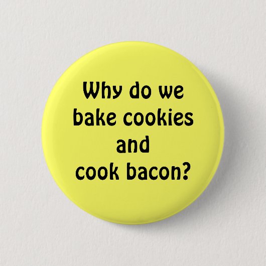 Bacon Cookies Ronde Button 5,7 Cm (Voorkant)
