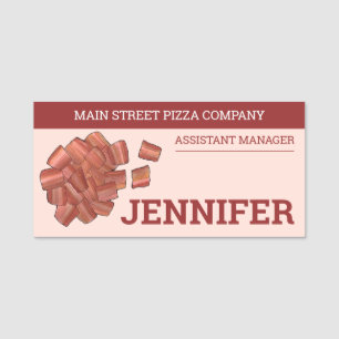 Bacon Crumbles Strips Eten Pizza Toppings Pizzeria Naamplaatje