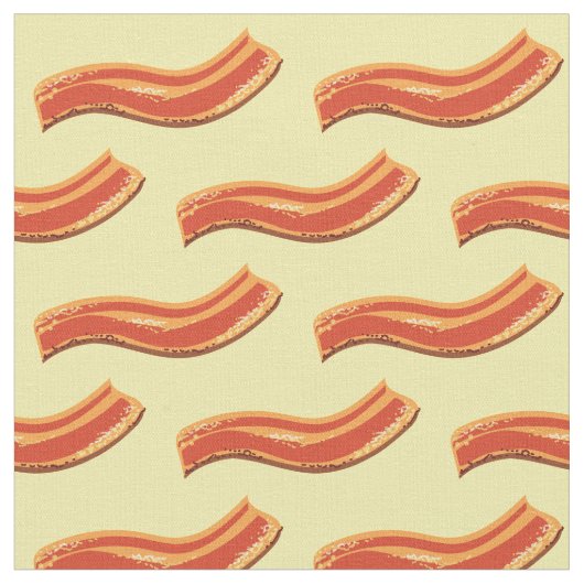 Bacon Cute Breakfast Kinderen Stof (Close Up)