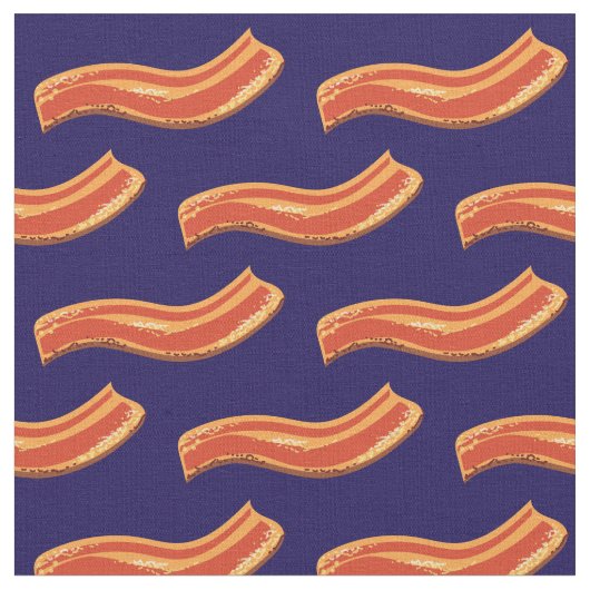 Bacon Cute Breakfast Kinderen Stof (Close Up)