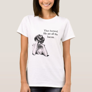 Bacon dat gebastde hij alles aandeed t-shirt
