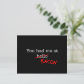 Bacon dat je me had briefkaart (Staand voorkant)