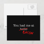 Bacon dat je me had briefkaart (Voorkant / Achterkant)