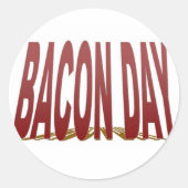 Bacon Day Stickers (Voorkant)