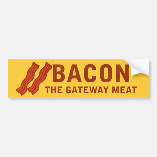 Bacon, de Gateway Vat Bumpersticker (Voorkant)