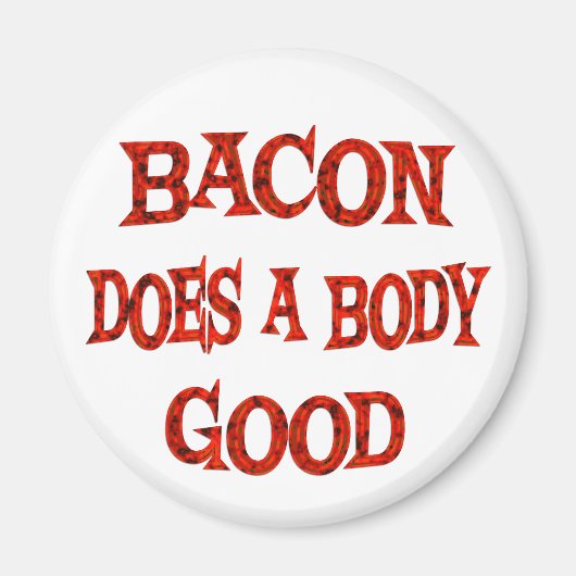 Bacon doet goed magneet (Voorkant)