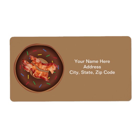 Bacon Donuts Labels (Voorkant)